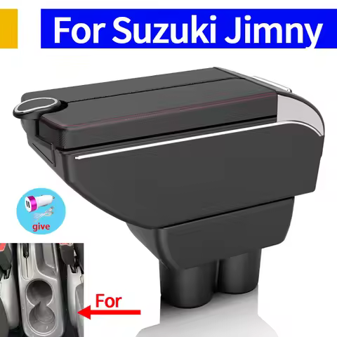 For Suzuki Jimny Armrest Box Suzuki Jimny JB23 JB43 Car Armrest 1998-2018 Retrofit parts Arm Storage