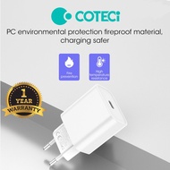 CHARGER FOR iphone 12 13 14 FAST CHARGING 20 WATT ADAPTER ONLY 20 WATT COTECI
