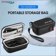 AMAZ Camera Bag Portable Carrying Case Outdoor Storage Handbag Compatible For Insta360 One X3 Panoramic Camera