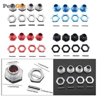 [PETSOLA] 4 Pieces RC Hex Hubs RC Crawler 17mm Spare Parts Accessory Wheel Hex Adapter