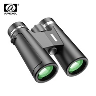 HITAM Hunting Binoculars High Definition Binoculars Compact Zoom 12x42 Black APL-RB12X42 APEXEL