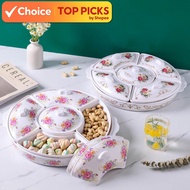 5IN1 Melamine Buffet Set Melamine Party Serving Set Buffet Set / Round Buffet Bekas bulat