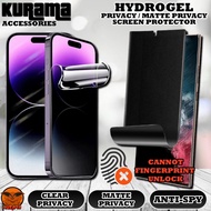 Privacy Hydrogel Screen Protector Honor X9b 5G X6b X8b X7b 4G 5G X6a X5 Plus X8a 5G X7a X9a 5G X6 X8