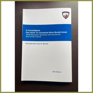 ♣ ☸ ☫ A HANDBOOK ON HOW TO ANSWER BAR QUESTIONS (With Illustrative Questions and Answers for Sharia