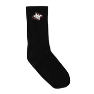 Chambreedelavain Socks - black pattern black socks ankle socks