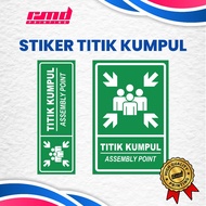 Assembly Point Stickers Vinyl Sticker/