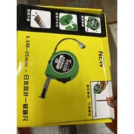Made In Taiwan Kimura Second-Generation Tape Measure Double Brake 5.5M 25 Wide Wen Meter Luban Ruler