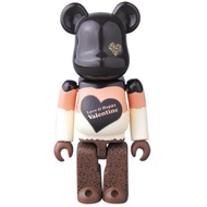 BE@RBRICK BEARBRICK 100% VALENTINE 2017 Mousse Chocolate Ver. 