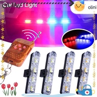 OLINI Warning Lamp Fireman Beacon Police Light 16LED Emergency Strobe Light