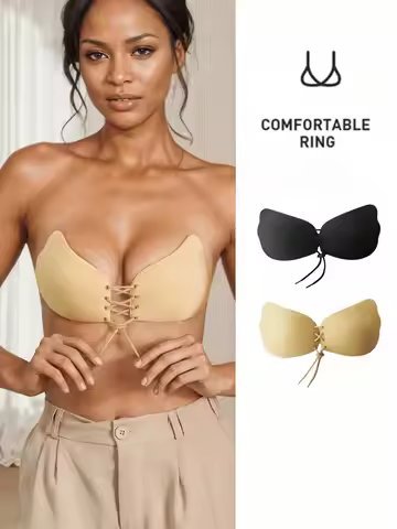 1 Pc Sticky Bra, Backless Strapless Bra Push Up, Adhesive Invisible Lift Up Bras