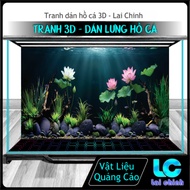 3d Glue Decal Painting, Aquarium Fish Tank Sticker, Arowana Fish Tank (Back Sticker Painting)_PHS 13