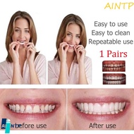 AINTP Teeth Accessories Cover Teeth Whitening Snap On Smiling Silicone Cosmetic Teeth False Teeth Ve