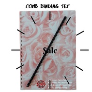 Buku Skrap/Folio/Assignment Project Paper (Comb binding, Color Paper)