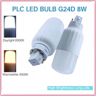 PIN-8G24D LED Light Lamp G24d Base Bulbs Plc Bulb Daylight 6500k Warmwhite 3000K 8Watt Downlight