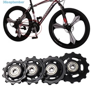 SEPTEMBER Bicycle Pulley Wheel Cycling MTB Bicycle Pulley Jockey Wheel 11T 12T 13T 14T Accessories D