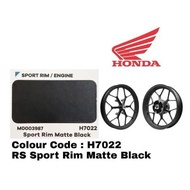 Honda RS SPORT RIM MATTE BLACK H7022 Cat 2k DIY Cat Spray Motor Rim Hitam