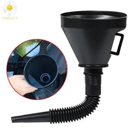 Timekey Universal Motorcycle Car Oil Funnel With Filter Pipe Handle Set Diesel Gas Fuel Filler Tools For Truck Off Road 4x4 Accessories