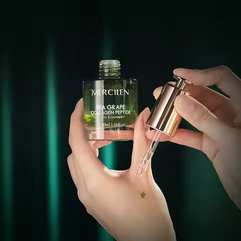 Sea Grape Collagen Peptide Double Essence Oil 30ml Facial Care Tightening Moisturizing Face Serum Ko