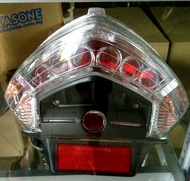 Lampu stop assy yamaha x1r model mx stoplamp assy yamaha x1r model mx merah putih