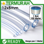 Pu hose 12x8mm meter 12 x 8 mm 12x8 PolyUrethane PNEUMATIC air hose hydroponic irrigation watering h