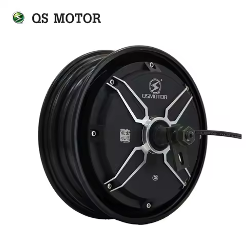 QSMotor 10*2.15inch 3000W QS205 V3 72V 55KPH Low Power BLDC Gearless in Wheel Hub Motor for Electric