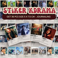[36 PCS] KDRAMA STICKER POSTER JOURNALING ASTHETIC JOURNALING size 5 x 7.5 cm