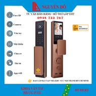 Hubert HBCGI5EU Wooden Door Fingerprint Lock 7 Features 3D Face Detection Unlock Technology With Titanium Powder Coated Surface