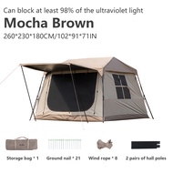 BSWOLF Ridge Titanium Adhesive Coating Black Adhesive Quick Opening Tent Outdoor Camping Canopy Rain