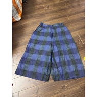 2hand. blue checkered shorts M.L. h14