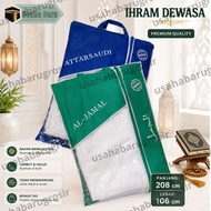 Adult Ihram Cloth Al-Jamal Cloth Ihram Clothes Saudi Hajj Clothing Equipment Microfiber Kain Ihram L