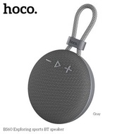 Hoco BS60 Exploring Sports BT Speaker Wireless Bluetooth Portable Mini 3D Loudspeaker Diaphram TWS 5.2 52mm 5W 4 Hours BT TF AUX USB Outdoor Camping Picnic Hiking Bike Bicycle Beach Gray Grey 4.2" hoco. BS 60 無線迷你喇叭運動藍牙喇叭通用揚聲器環迴立體聲音箱播放器戶外露營野餐行山單車沙灘便攜隨行灰色