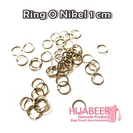 O Ring/Iron Round Ring 1 cm / 50 pcs
