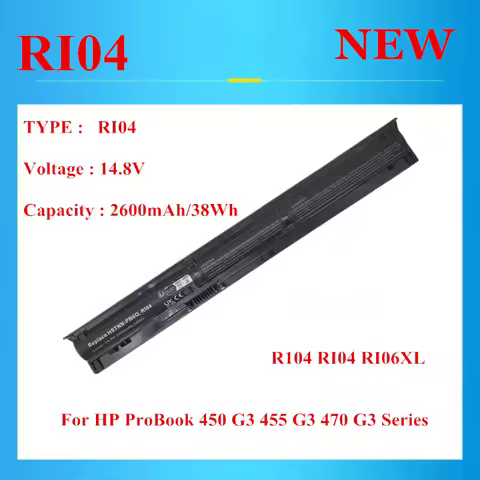 New RI04 battery For HP ProBook 450 G3 455 G3 470 G3 Series RI04 RI06XL P3G15AA P3G16AA HSTNN-DB7B L