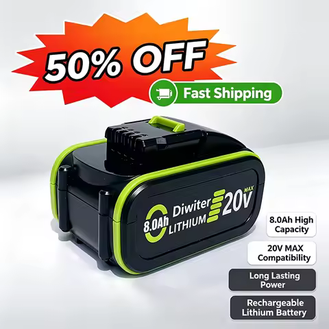 FOR WORX 20V 8Ah Lithium Battery WX394 WX550 WX523 WX802 WX858 WX900 Power Tool Battery