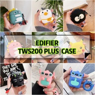 Edifier TWS200 / TWS200 Plus Cartoon Cute Case Earbuds Case Cover Protective Soft Silicone Casing