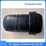 Stylized Decal Skin For Sigma 18-50mm F2.8 DC DN (For Sony E Mount Fuji X ) Lens Sticker Camera Viny