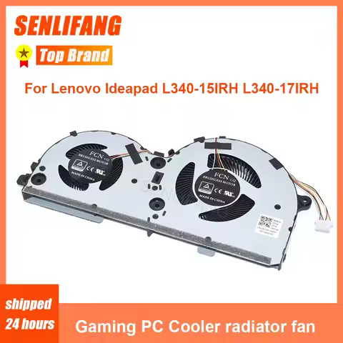 For Lenovo Ideapad L340-15IRH L340-17IRH DC28000E1D0 Gaming PC Cooler 8Lines Laptop CPU Cooling Fan 