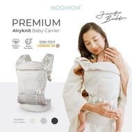 Mooimom Airy Knit Baby Carrier Gendongan Bayi Premium Ssc Airyknit Mooimom Original