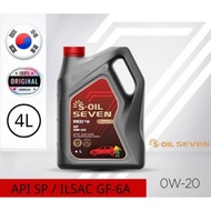 S-OIL 7 RED #9 SP 0W-20 FULLY SYNTHETIC engine OIL