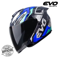 EVO RX-5 Nexus Model Half face Helmet Dual Visor ICC Certified DOT &amp; ECE