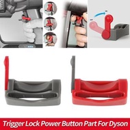 **包郵** [淺灰色/紅色] 扳機鎖 電源按鈕部件 Dyson V6/V7/V8/V10/V12/V15 無線吸塵器 [Parallel Import]
