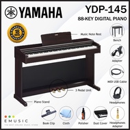 Yamaha YDP-145 88-key Digital Piano with Piano Stand, Bench, and Headphones - Dark Rosewood (YDP145 