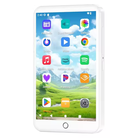 Android 13 MP3 MP4 Players 32GB/96GB with Bluetooth and WiFi, with 4" Touchscreen and Speaker
