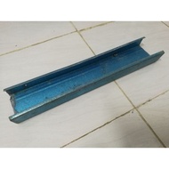 [USED/DEFECT]Besi biru c channel/c section blue/besi bumbung biru