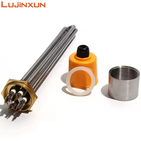 LUJINXUN DN40 47mm BSP Thread Heater Element 220V/380V for Water Tank 3KW/4.5KW/6KW/9KW/12KW TEN 201