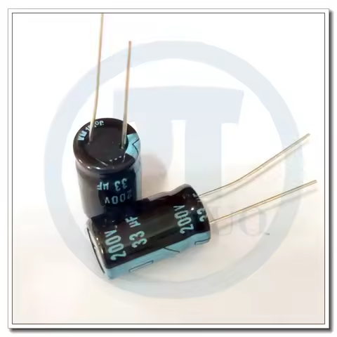5pcs 33uF200V 200V33uF 33MFD 200WV 10x16mm Radial Aluminum Electrolytic Capacitor