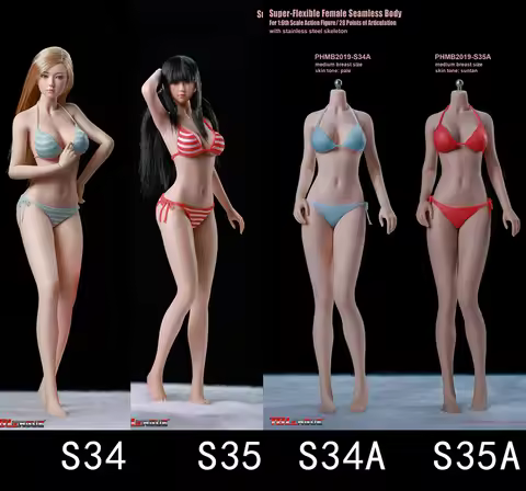 TBLeague Old Version S34 S35 S34A S35A 1/6th Female Super-Flexible Seamless Body