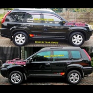 Asha.store01 new sticker xtrail sticker x-trail list body sticker car nissan xtrail
