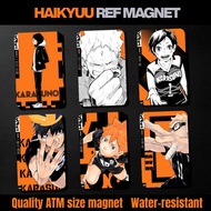 HAIKYUU ID Ref Magnet | Version 2 | Anime | Souvenir ATM Size | Waterproof, Scratch Proof &