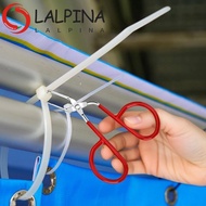 LALPINA Cable Tie Opener, Stainless Steel Silicone Handle Zip Tie Remover, Zip Tie Tool Compact Bent
